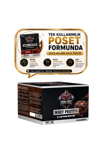IRON EDGE WHEY PROTEİN 15 TEKLİ 32,5 gr SAŞE