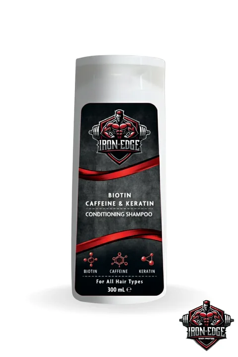 IRON EDGE ŞAMPUAN KERATİN -KAFEİN-BIOTIN 300ml