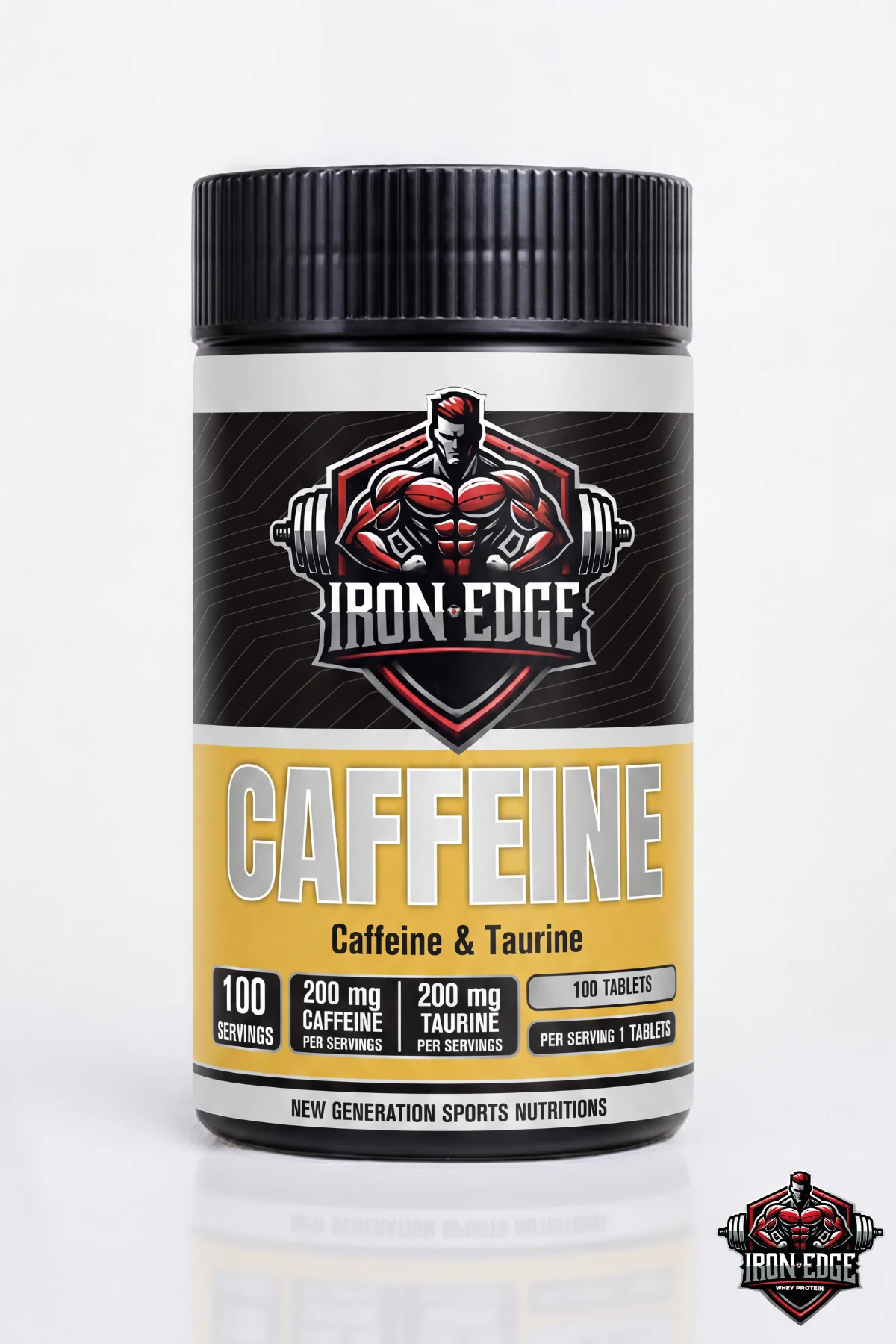 IRON EDGE Caffeine (KAFEİN) 100 Tablet
