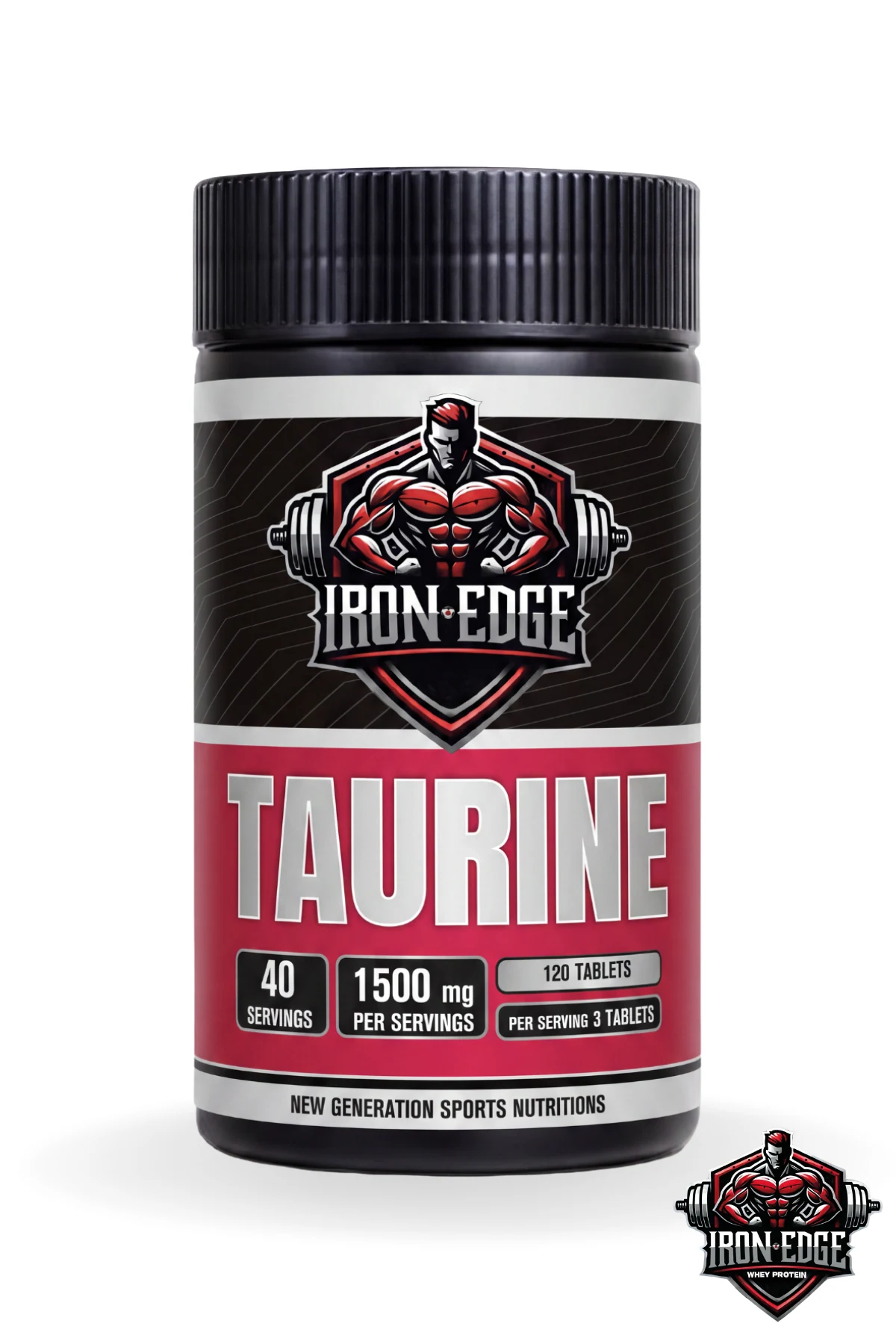 IRON EDGE Taurine 500 Mg 120 Tablet